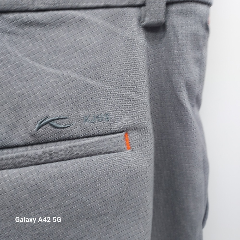 KJUS Men Trade Wind Pants Grey Tailored Fit Stretch Golf Trousers W35 L32 MG20 - Picture 6 of 7